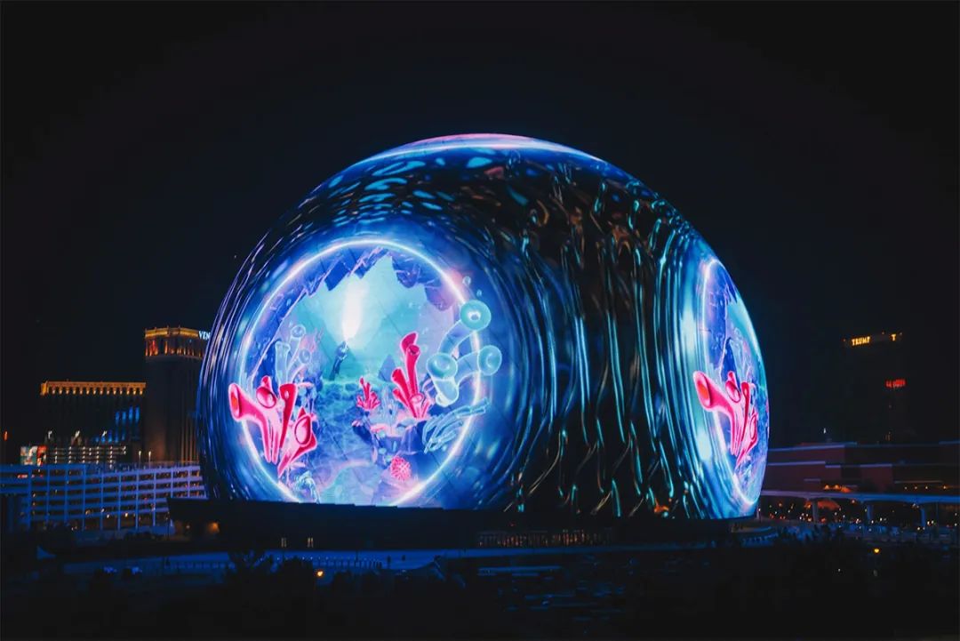 蘇克魯之眼世界上最大的球形沉浸式體驗中心“MSG Sphere”9月開放