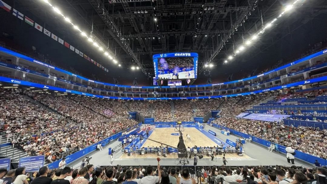 這座NBA級別球館，見證中國女籃大運會奪冠