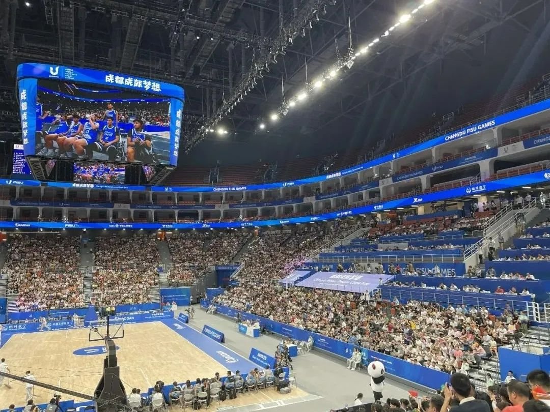 這座NBA級別球館，見證中國女籃大運會奪冠