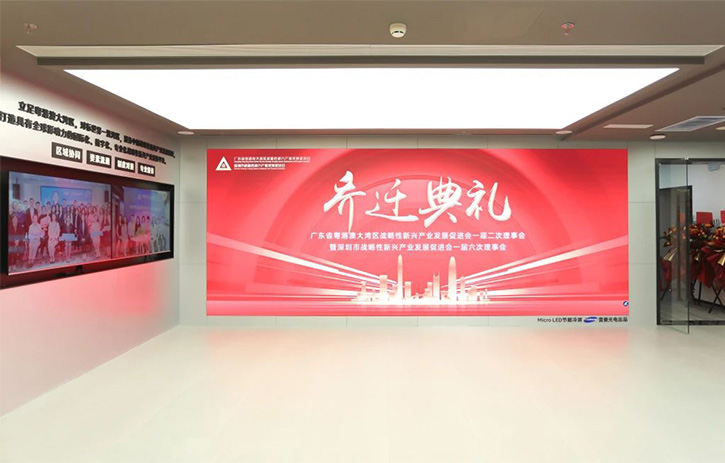 粵港澳大灣區戰略性新興產業發展促進會LED顯示屏十強企業來助興