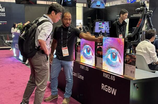 中國LED顯示屏十強(qiáng)企業(yè)亮相美國NAB展