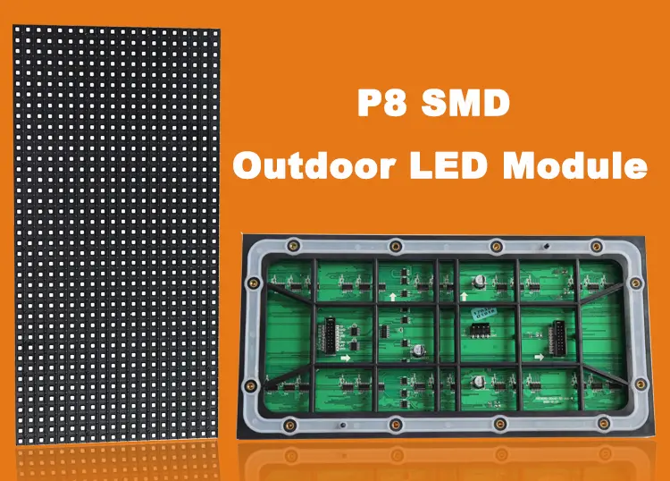 320mmx160mm P8 戶外 LED 模塊 LED 顯示屏制造商中國 EagerLED
