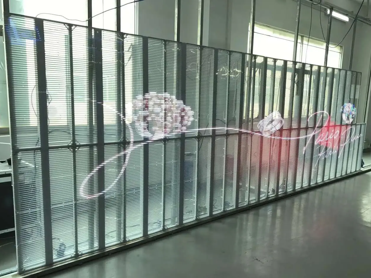 透明屏2 中國LED顯示屏制造商 EagerLED
